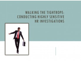 Conducting HR Workplace Investigations