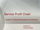 Service Profit Chain - Linking Employees and Customers
